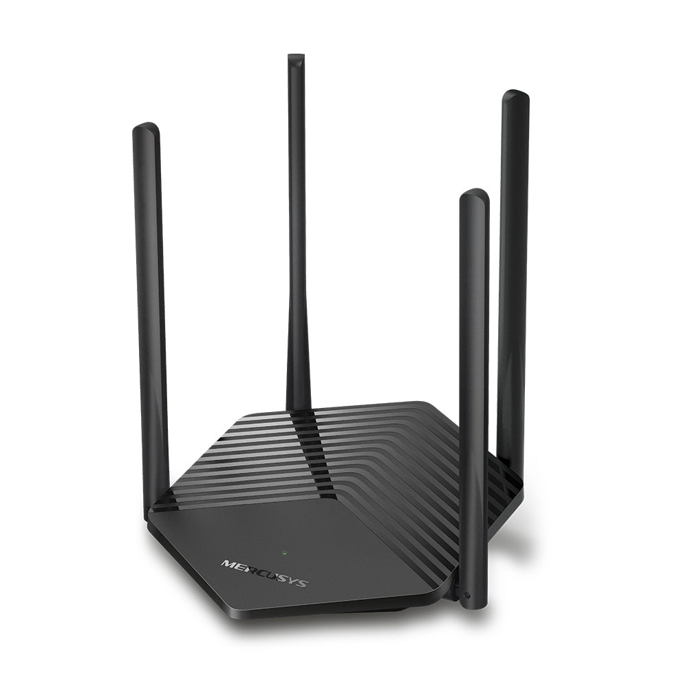 MERCUSYS MR60X AX1500 WiFi 6 Router 1.5 Gbps Speeds | Supports OFDMA MU-MIMO | 4× Multi-Directional High-Gain Antennas With Beamforming Boost MERCUSYS MR60X AX1500 WiFi 6 Router 1.5 Gbps Speeds | Supports OFDMA MU-MIMO | 4× Multi-Directional High-Gain Antennas With Beamforming Boost